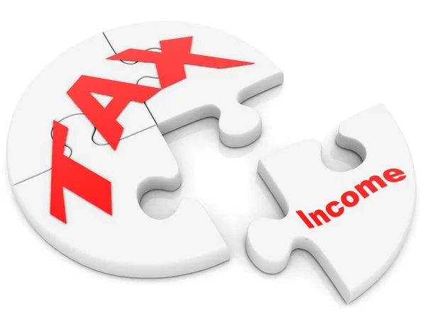 Inkomen Concept - 3d inkomen Concept - 3d — Stockfoto