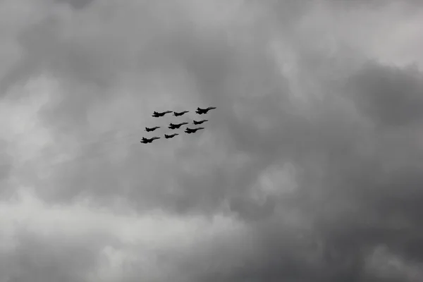 Kubinka diamant, battleplanes — Stok fotoğraf