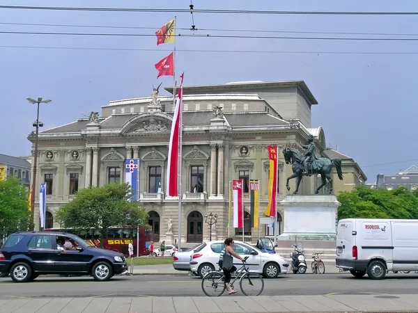 Teatrze wielkim, Genewa, Szwajcaria — Zdjęcie stockowe