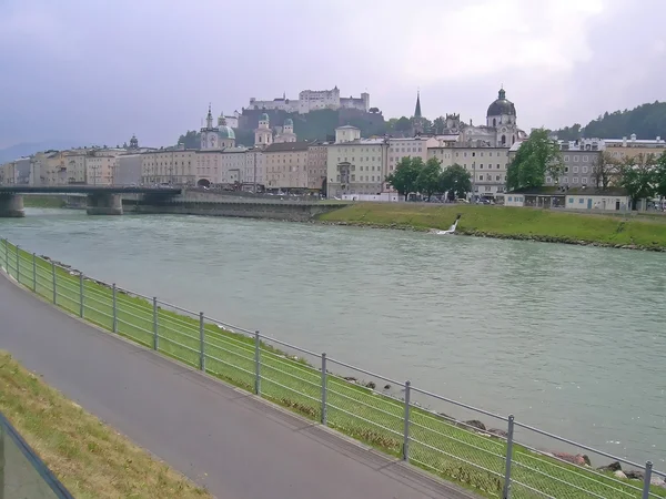 Vista para Salzburgo — Fotografia de Stock