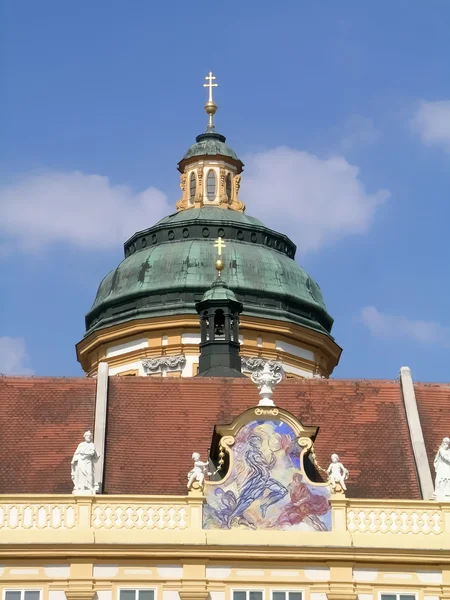 Купол церкви Святого Петра і Paul в абатство Мельк — стокове фото