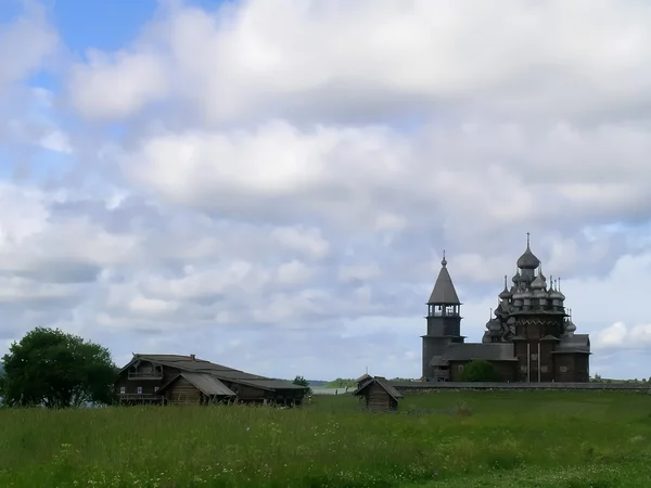 Vista sobre Kizhi pogost — Foto de Stock