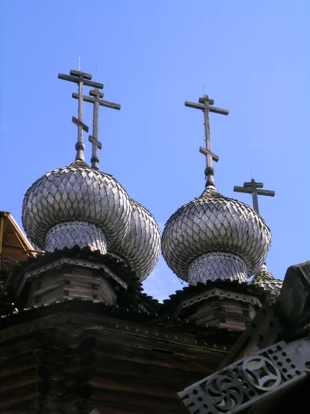 Cupola of church of the Intercession in Kizhi — Stock Photo, Image