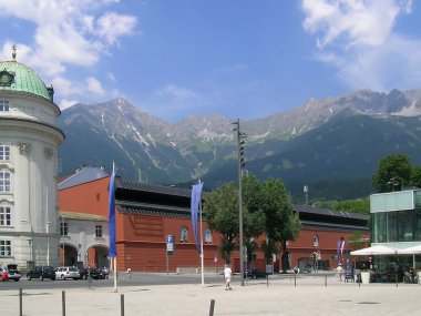 Görünüm üzerinde Alps Innsbruck, Avusturya