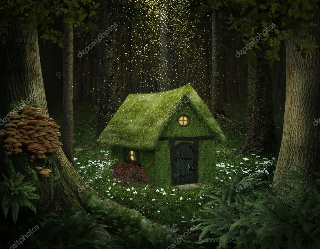 Fantasy House Of Moss Stock Photo Image By C Camilabo