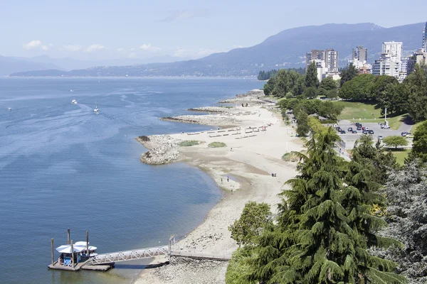 Praia do pôr-do-sol de Vancouver — Fotografia de Stock