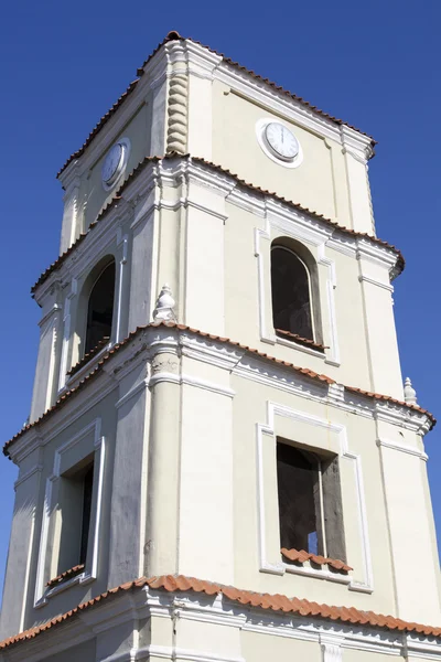 Ewangelicki Kościół zegar — Zdjęcie stockowe