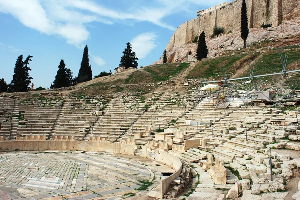 Akropolis amfiteátr — Stock fotografie