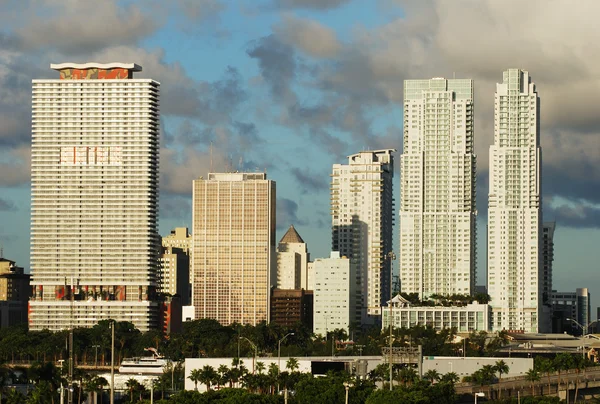 Skyline di Miami — Foto Stock