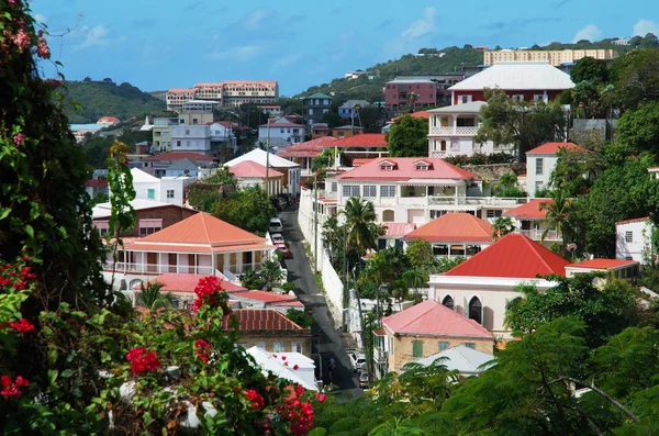 Charlotte Amalie straten — Stockfoto