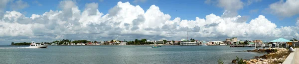 Belize panorama della città — Foto Stock