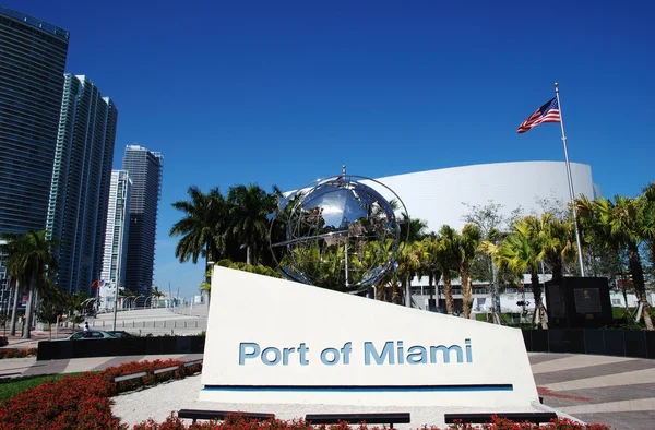 Port w miami — Zdjęcie stockowe