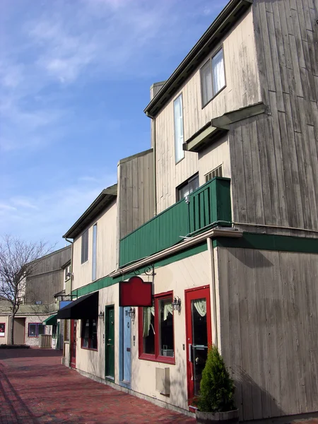 Newport Wooden Houses — Stock Photo, Image