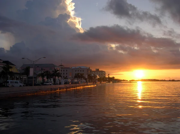 Puesta de sol en Nassau — Foto de Stock