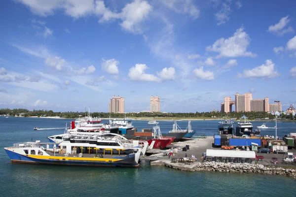 De haven van de veerboot van de Bahama 's — Stockfoto