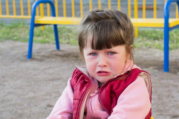 Portret van een baby huilen — Stockfoto