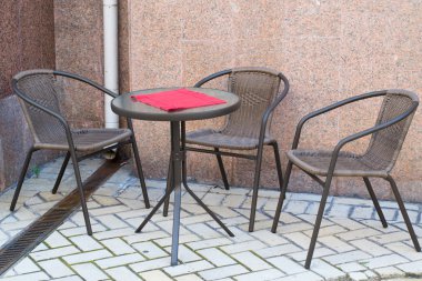 küçük açık kafe