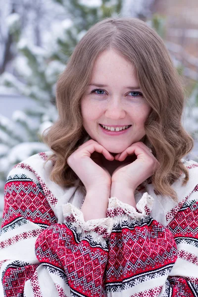 Portrait  young girl — Stock Photo, Image