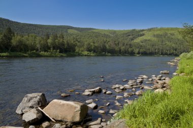 dağ nehir manzarası