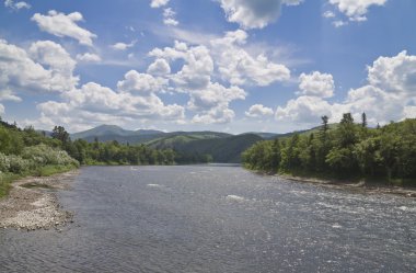 dağ nehir manzarası