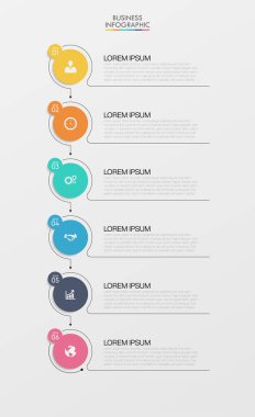 İş verisi görselleştirmesi. Soyut arkaplan şablonu için tasarlanmış zaman çizgisi bilgi simgeleri modern diyagram süreci teknolojisi dijital pazarlama veri sunum çizelgesi taşıyıcısı