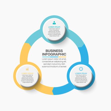 İş çevresi. Soyut arkaplan şablonu için dizayn edilmiş zaman çizgisi bilgi simgeleri