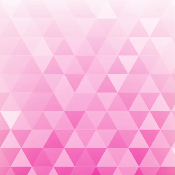 Triangle abstract background of pink — Stock Vector