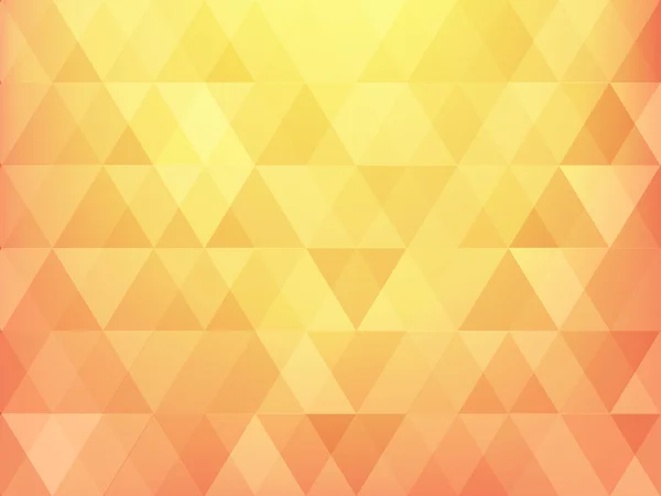 Dreieck abstrakten Hintergrund von gelb — Stockvektor