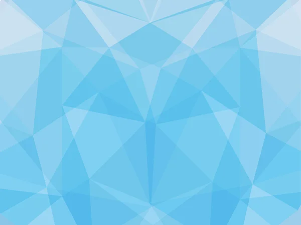 Driehoek abstracte achtergrond van licht blauw — Stockvector