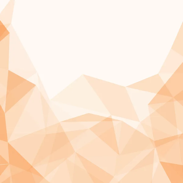 Abstracte achtergrond oranje driehoek met ruimte voor tekst — Stockvector