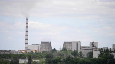 Panorama enerji tesislerinde bulutlu hava