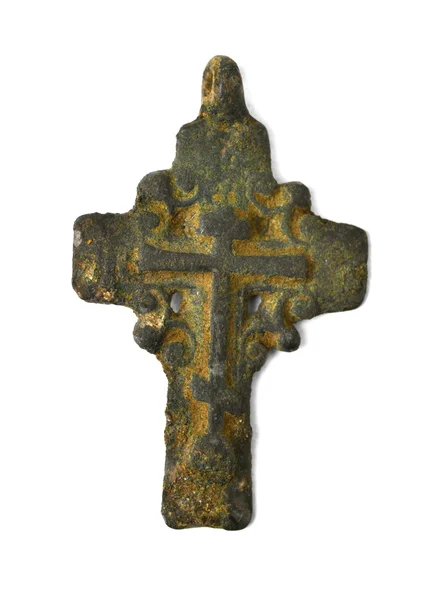 Auténtica cruz vieja o antigua — Foto de Stock