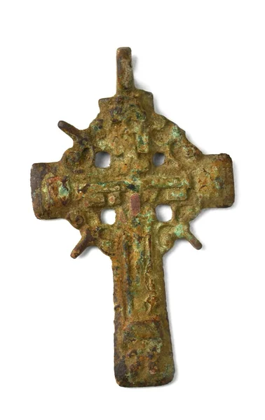 Antiguo cristiano cruza descubrimiento arqueológico — Foto de Stock