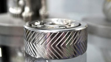 Metal 3D yazıcıya basılmış nesne. Nesne lazer sindirim makinesine yazdırıldı