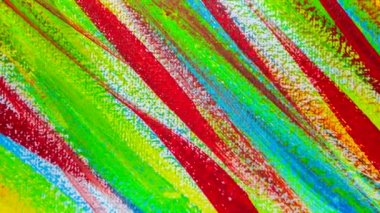 Mavi, sarı, yeşil, kırmızı çizgileri olan sanat eseri tuvali..