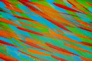 Renkli fırça darbelerinin parlak arkaplan boyası