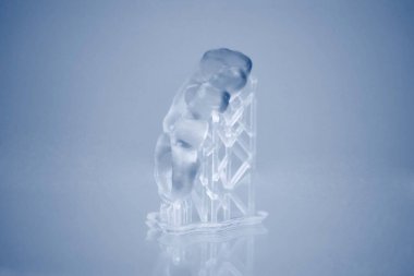 Fotopolymer 'in 3d yazıcısına insan çenesi yazdırıldı.