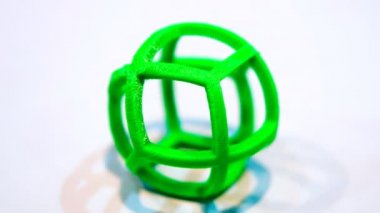 3D model, sıcak erimiş plastikten 3D yazıcıya yazdırılmış..