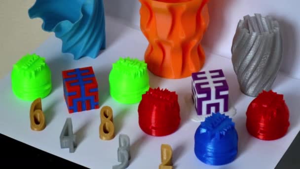 热熔胶3D打印机三维模型打印. — 图库视频影像