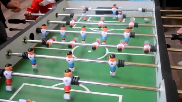 Table soccer — Stock Video