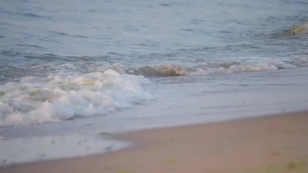 Pequeñas olas de cerca — Vídeos de Stock