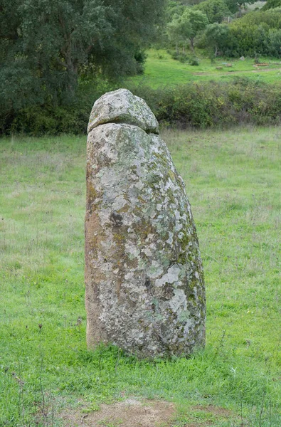 Menhir Megalith Stone Sardinia Cerdeña Italia Big Megalith Stone Standing — Foto de Stock