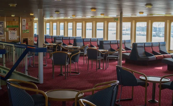 Interior Ferry Ferry Empty Seats Passengers — Stock Photo, Image
