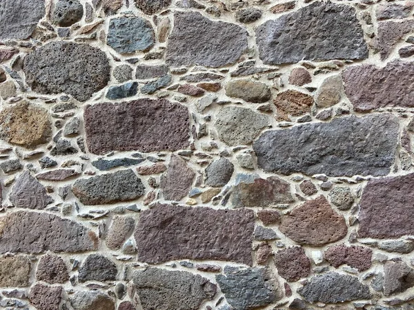 Old Wall Built Basalt Paulilatino Sardinia — Stock Photo, Image