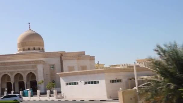 Ülke Şehir Abu Dabi Tarihi 2021 Abhu Dhabi Şehrinin Hareket — Stok video
