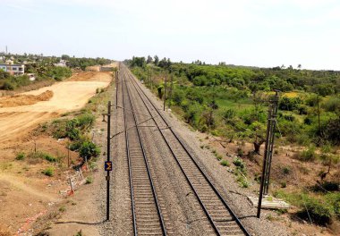 Hint demiryollarının izleri. - Görüntü