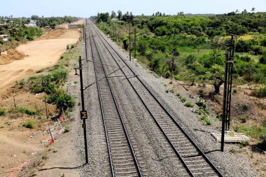 Hint demiryollarının izleri. - Görüntü