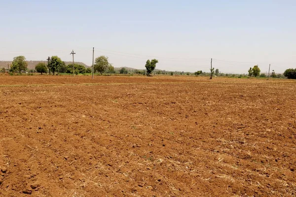 Terreno Agrícola Con Antecedentes Naturales —  Fotos de Stock