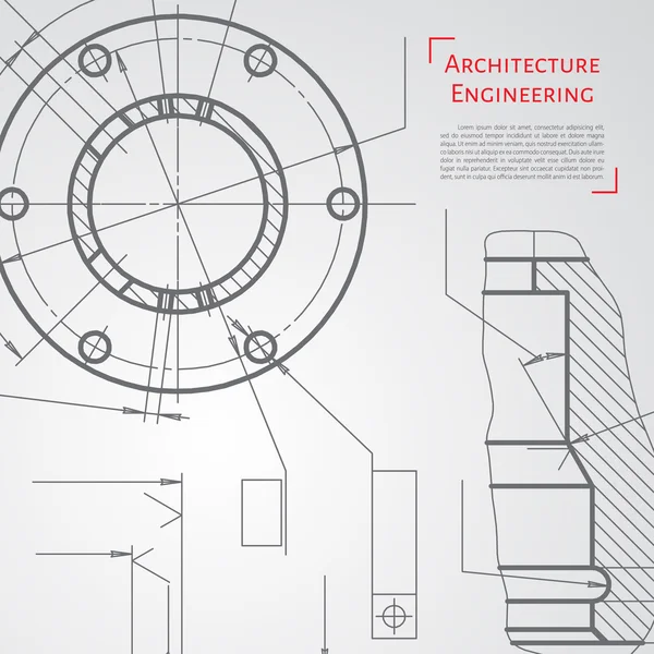 Ilustración de ingeniero o arquitecto — Archivo Imágenes Vectoriales