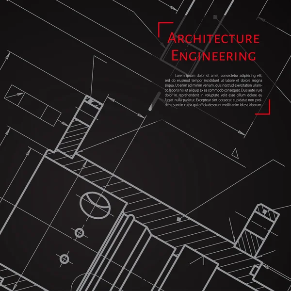 Illustration d'ingénieur ou d'architecte — Image vectorielle